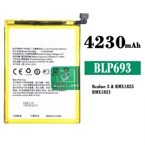 Phone battery BLP693 for OPPO Realme 3