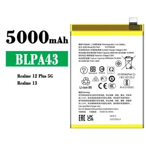Phone battery BLPA43 for OPPO Realme 12 Plus /Realme 13