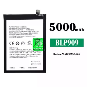 Phone battery BLP909 for OPPO Reamle 9
