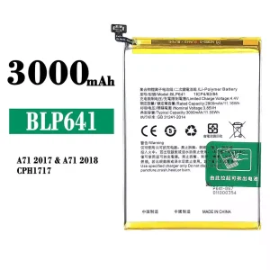 Phone battery BLP641 for OPPO A71 2017 2018