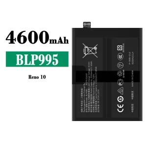 Phone battery BLP995 for OPPO Reno 10