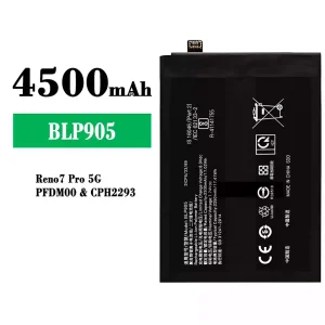 Phone battery BLP905 for OPPO Reno 7 Pro