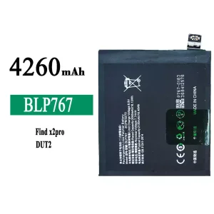Phone battery BLP767 for OPPO Find x2 pro