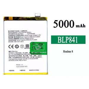 Phone battery BLP841 for OPPO Realme 8