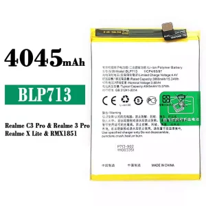Phone battery BLP713 for OPPO Realme C3 Pro/ Realme 3 Pro/Realme X Lite