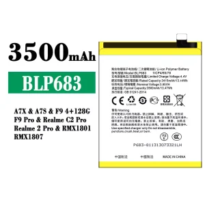 Phone battery BLP683 for OPPO A7X / A7S / F9 Pro / Realme C2 Pro / Realme 2 Pro