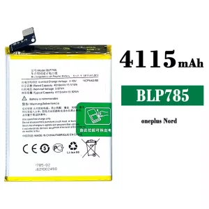 Phone battery BLP785 for OPPO oneplus Nord