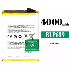 Phone battery BLP639 for OPPO R11 Plus