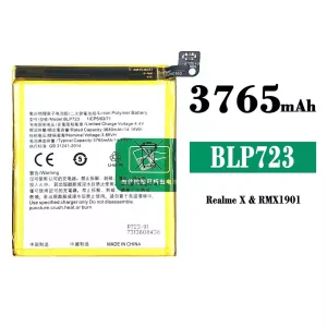 Phone battery BLP723 for OPPO Realme X
