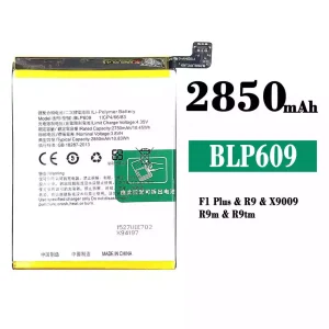 Phone battery BLP609 for OPPO F1 Plus/R9//R9m