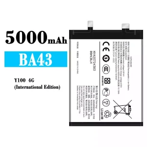 Phone battery BA43 for VIVO Y100 4G International Edition