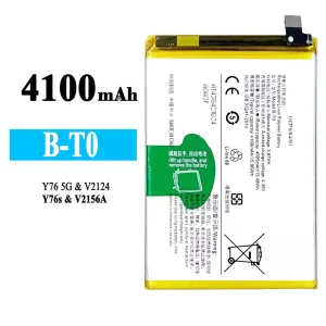 Phone battery B-T0 for VIVO Y76 5G/Y76S