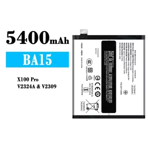 Phone battery BA15 for VIVO X100 Pro
