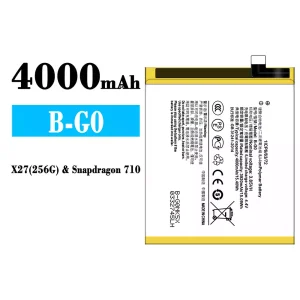 Phone battery B-G0 for VIVO X27(256G)/Snapdragon 710