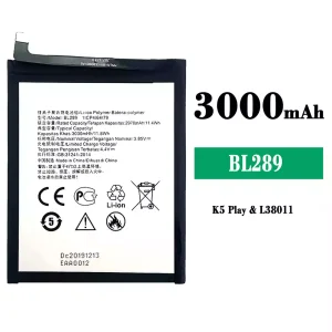 Phone battery BL289 for Lenovo K5 play