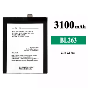 Phone battery BL263 for Lenovo ZUK Z2 Pro