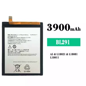 Phone battery BL291 for Lenovo A5