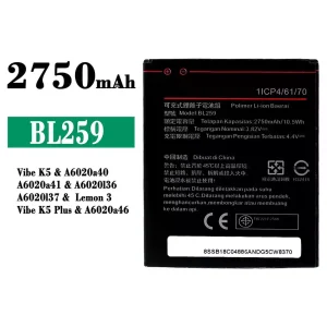 Phone battery BL259 for Lenovo Vibe K5 / Lemon 3 / Vibe K5 Plus