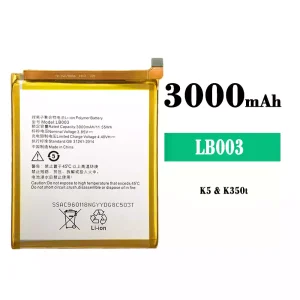 Phone battery LB003 for Lenovo K5/K350T