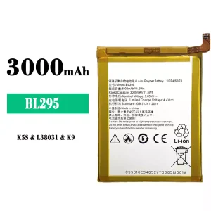 Phone battery BL295 for Lenovo K5S/K9