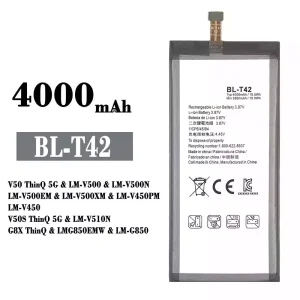 Phone battery BL-T42 for LG V50 ThinQ 5G / V50S ThinQ 5G / G8X ThinQ