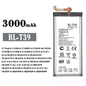 Phone battery BL-T39 for LG G7 ThinQ / Q7 / Q7+ / Q7a / K40 / K12+ / K12 Plus / Q9 One / G7 Fit / G7 Fit+