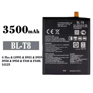 Phone battery BL-T8 for LG G Flex
