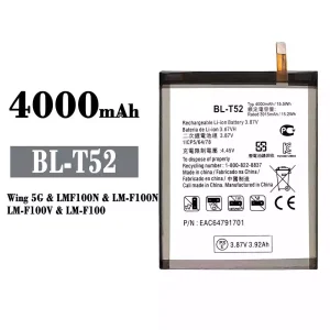 Phone battery BL-T52 for LG Wing 5G