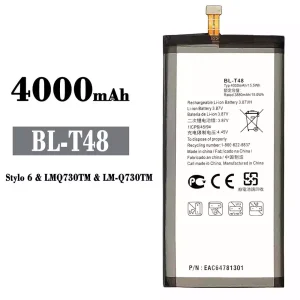 Phone battery BL-T48 for LG Stylo 6