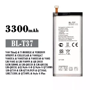 Phone battery BL-T37 for LG V40 ThinQ / Q8 2018 / Q Stylo 4 / Stylo 4 Plus