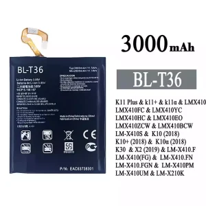 Phone battery BL-T36 for LG K11 Plus /K10 / K10+