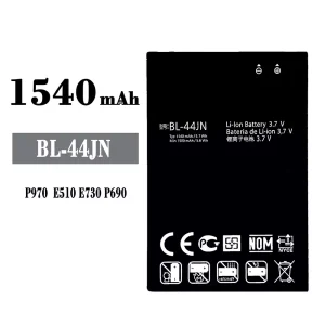 Phone battery BL-44JN for LG P970/E510/E730/P690