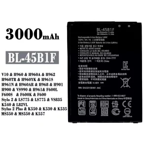 Phone battery BL-45B1F for LG V10 / Stylus 2 Plus