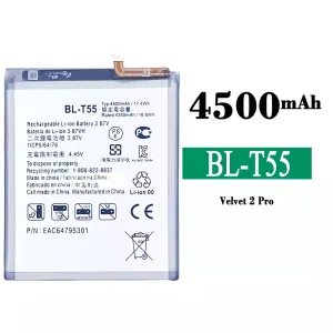 Phone battery BL-T55 for LG Velvet 2 Pro