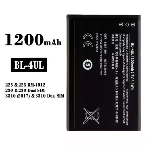 Phone battery BL-4UL for Nokia 225 / 230 / 3310（2017)