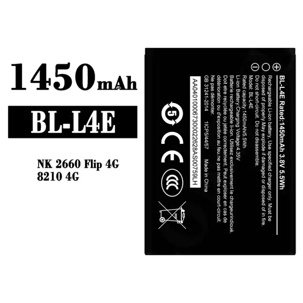 E-yiiviil Vervangende batterij LPN387450 Compatibel met Nokia XR20 5G TA-1362 met Tools