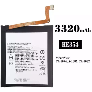 Phone battery HE354 for Nokia 9 PureView