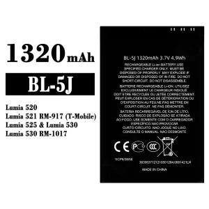 Phone battery BL-5J for Nokia Lumia 520 Lumia 521  Lumia 525 Lumia 530