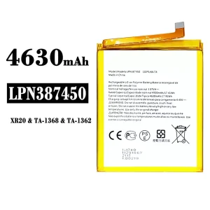 Phone battery LPN387450 for Nokia XR20