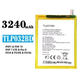 Phone battery TLP032BD for Alcatel POP 7/POP 7s/POP 7 lite/Pixi 8