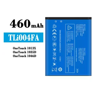 Phone battery TLi004FA for Alcatel OneTouch 1013X/OneTouch 1035D/OneTouch 1046D