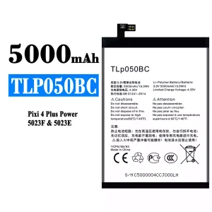 Phone battery TLP050BC for Alcatel Pixi 4 Plus Power
