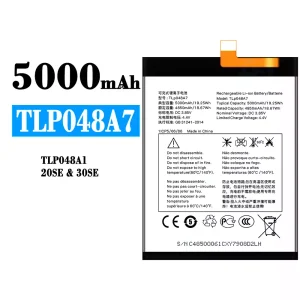 Phone battery TLP048A7 TLP048A1 for Alcatel 20SE/30SE