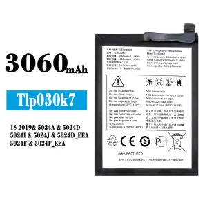 Phone battery TLP030K7 for Alcatel 1s 2019
