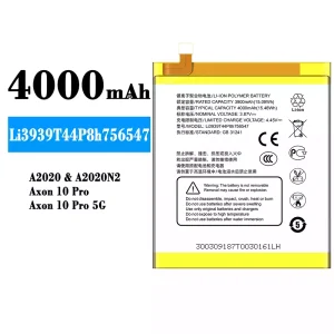 Phone battery Li3939T44P8h756547 for ZTE Axon 10 Pro