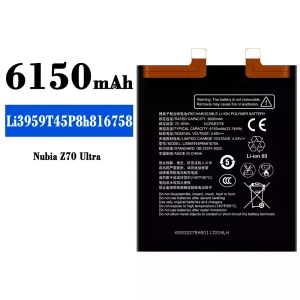 Phone battery Li3959T45P8h816758 for Nubia Z70 Ultra