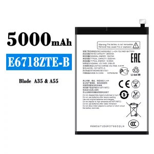 Phone battery E6718ZTE-B for ZTE BLADE A35/A55