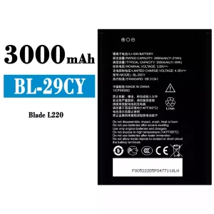 Phone battery BL-29CY for ZTE Blade L220