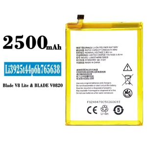 Phone battery Li3925T44P6h765638 for ZTE BLADE V8 lite