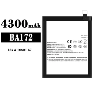 Phone battery BA172 for Meizu 18X/TOSOT G7